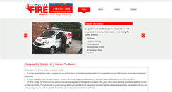 Desktop Screenshot of completefiresystems.co.uk